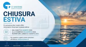 Chiusura estiva Ct systems